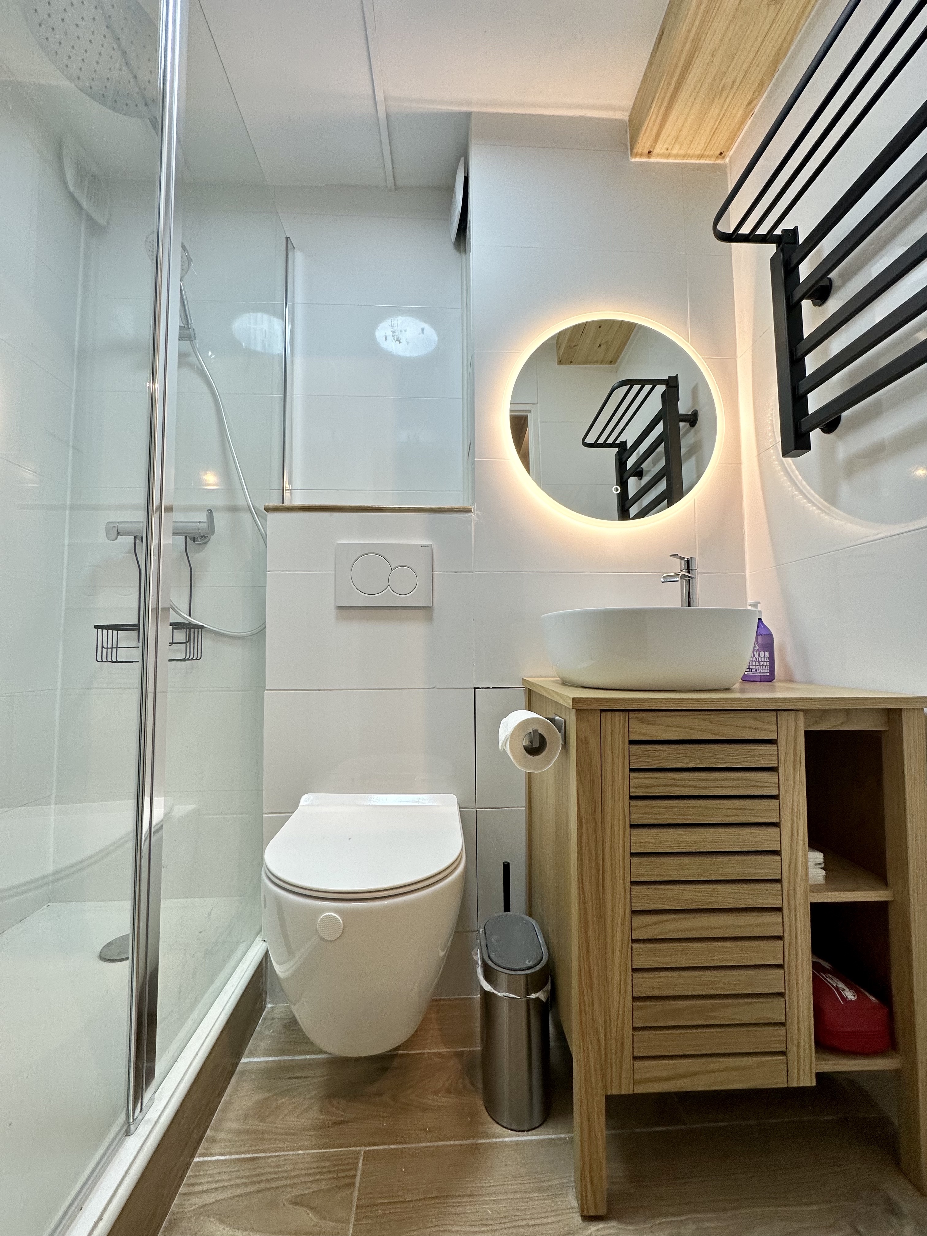 Salle de bain miroir LED